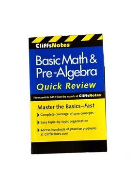 Cliffs Notes Basic Math & Pre-Algebra Quick Review